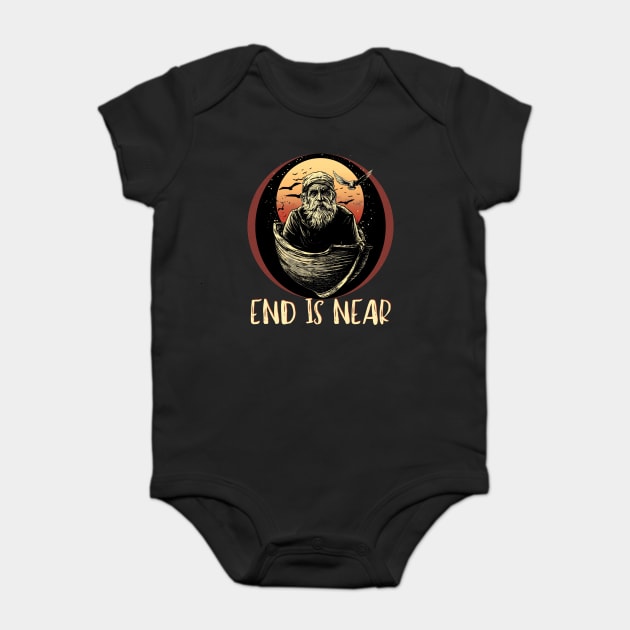 Old Man Life Advice - Existential Fear & Disharmony Baby Bodysuit by TuncGK